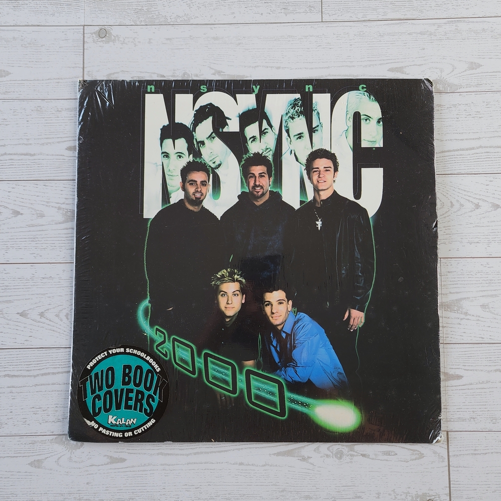 NSYNC 2000 Winterland Book Covers NWT DAMAGED Y2K Vintage
